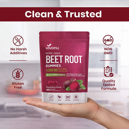 Beet Root Extract - 4000mg High-Potency Gummies