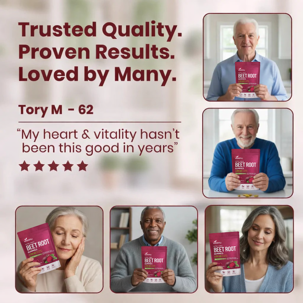 Beet Root Extract - 4000mg High-Potency Gummies